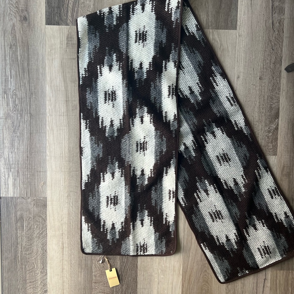 NWT Stetson Wool Aztec Print Scarf